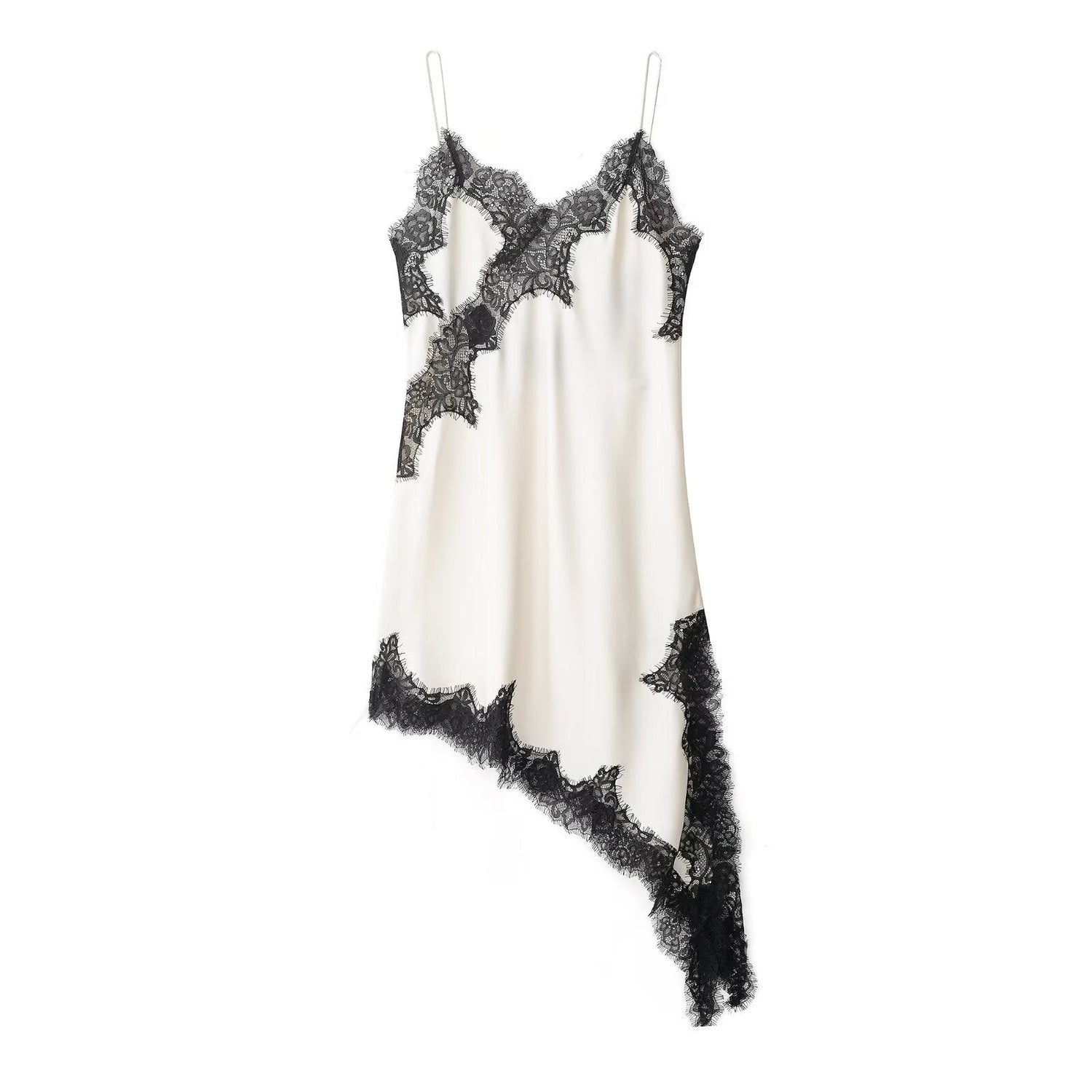 Spring Sexy Sexy Design Niche Lace Asymmetric Dress by Ragazza