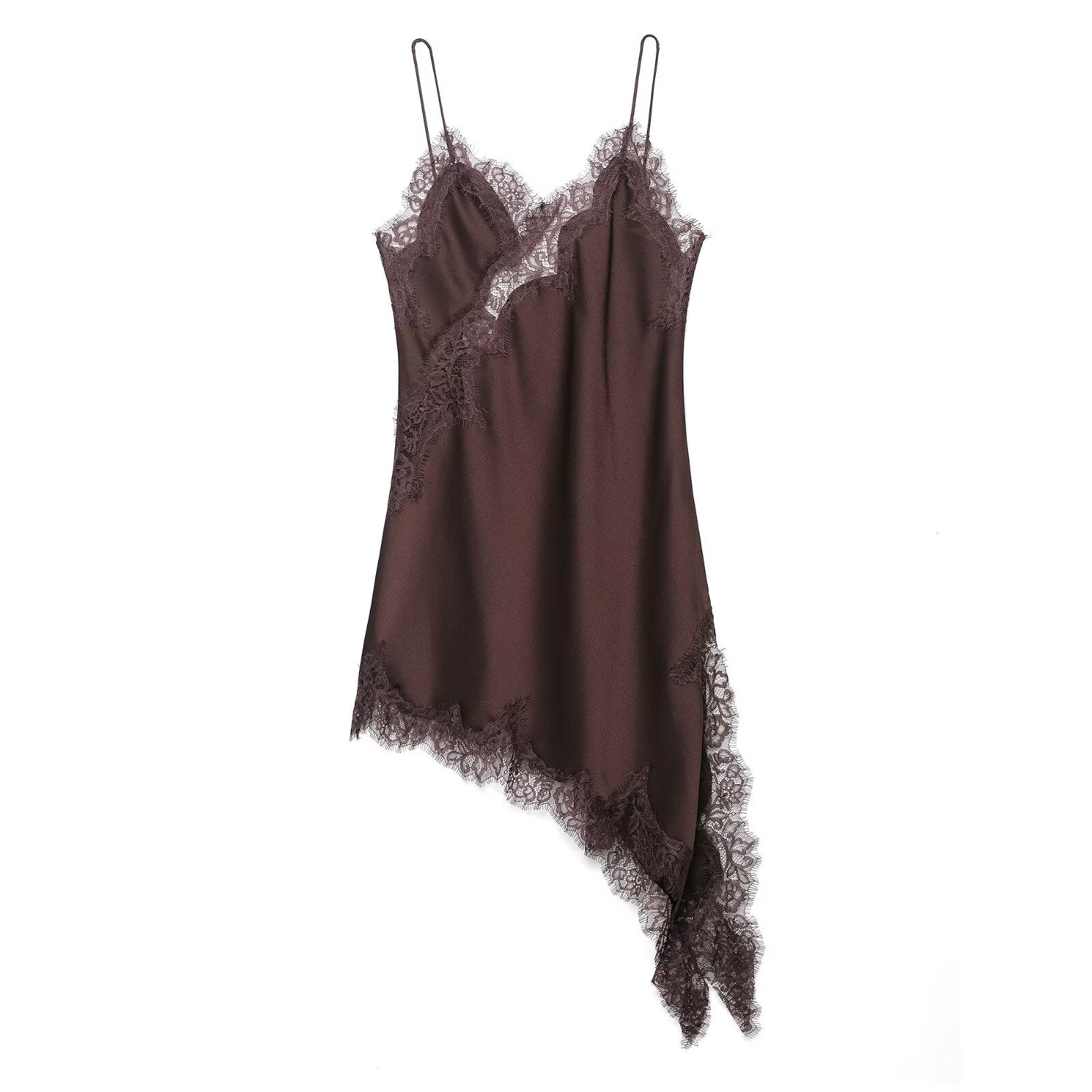 Spring Sexy Sexy Design Niche Lace Asymmetric Dress by Ragazza