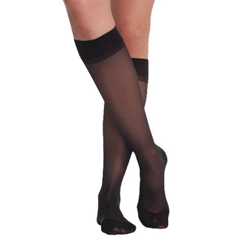 Juzo Attractive Knee High 15-20mmHg Closed Toe, 4, Black by Pasteur Pharmacy