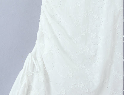 Women Clothing Exquisite Embroidered Floral Strap Dress