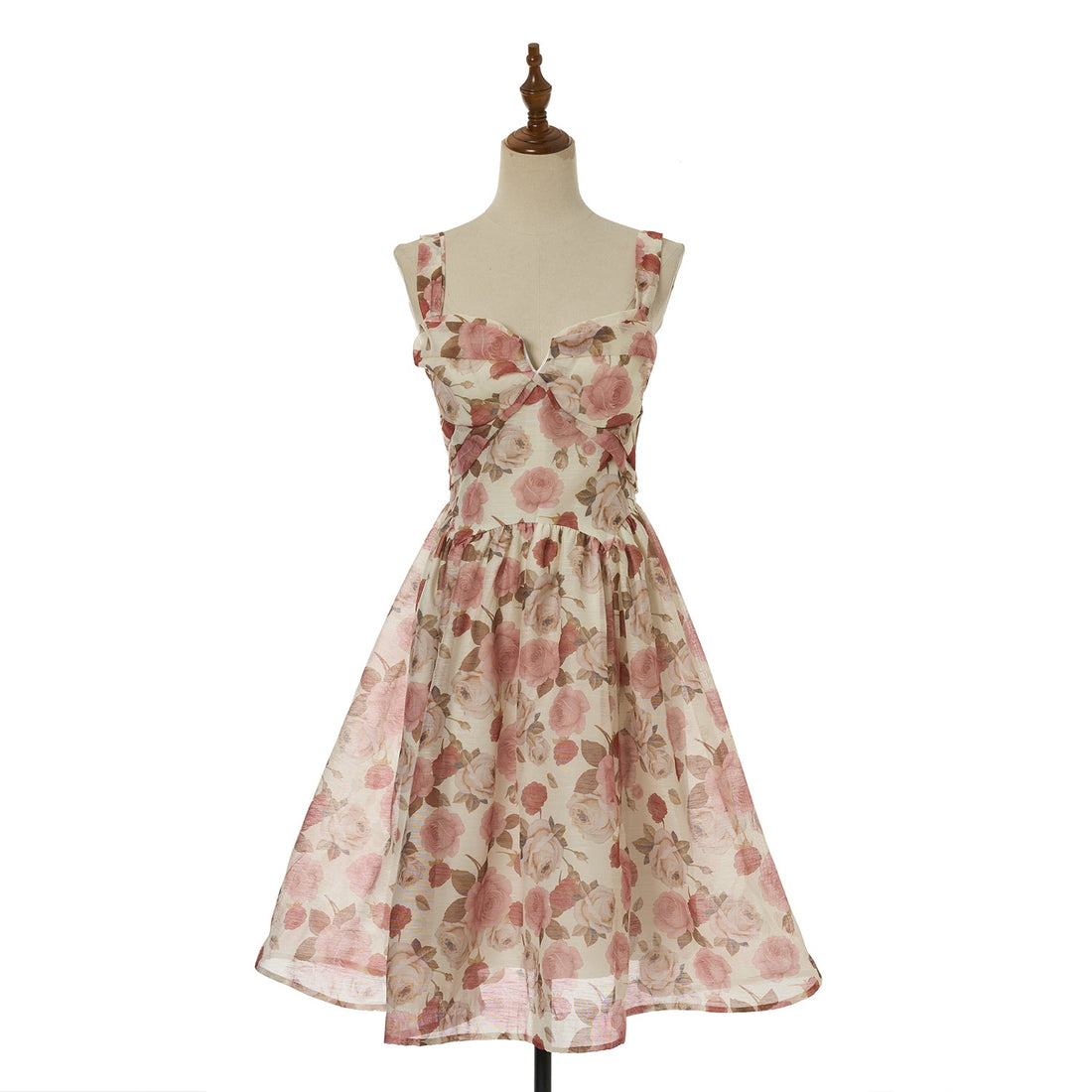 Women Elegant Silk And Linen Pleated Short Dress With Vacation Style
