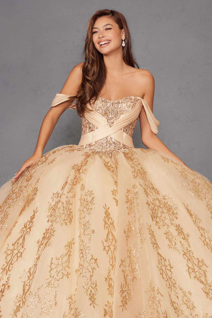 Juliet JT1488H Royal Princess A-Line Ball Gown Quinceanera by DiscountDressShop