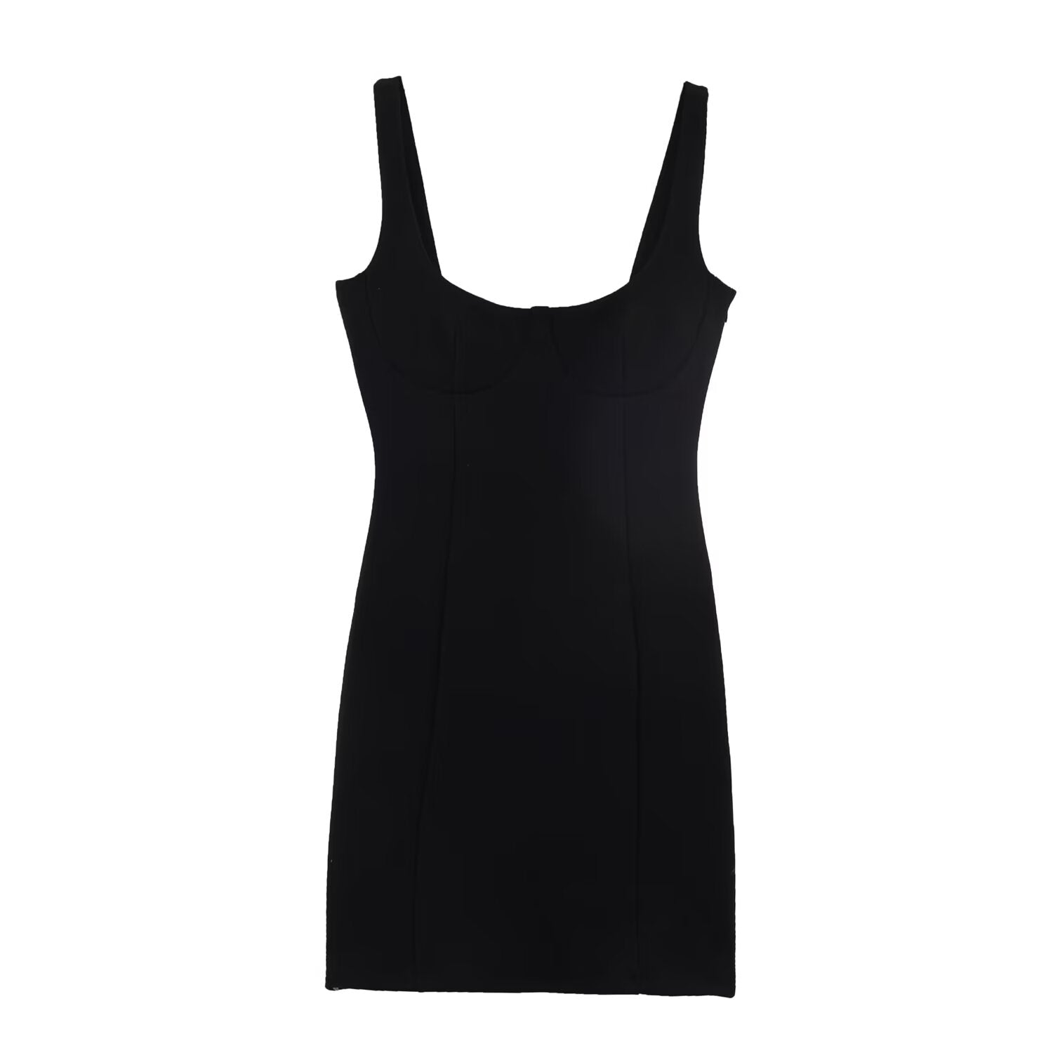 Women Clothing Solid Color Strap Short Dress by Ragazza