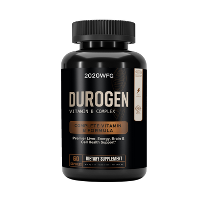 DUROGEN: Cellular Performance Complex | 60 Capsules – Activated B-Vitamins, CoQ10 &amp; Mitochondrial Support for Recovery &amp; Vitality by 2020WFG