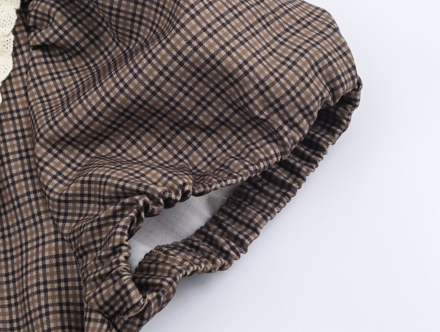 Women Clothing Summer Sweet Cute Anti Aging Plaid Collared Dress by Ragazza