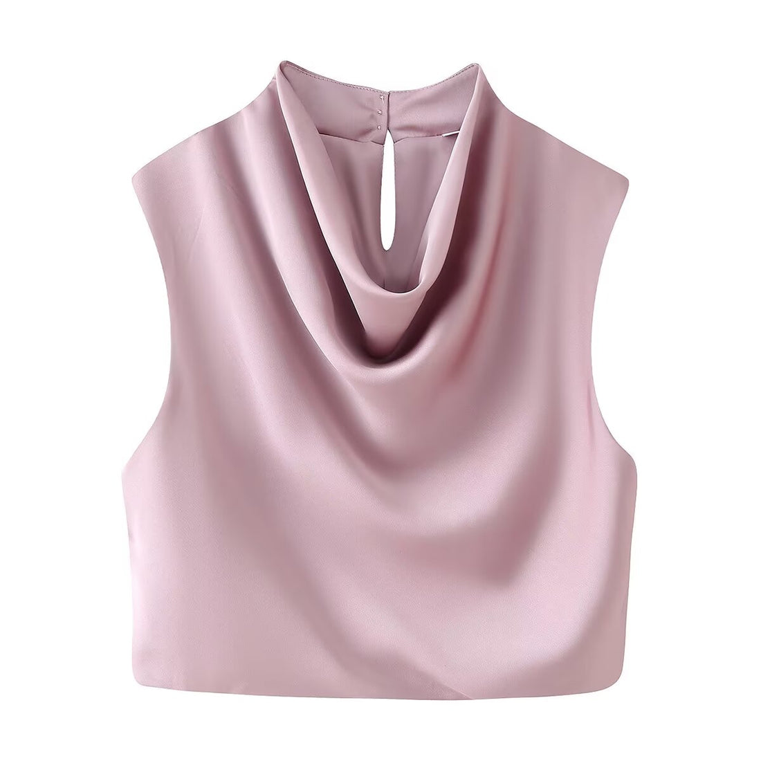 Women Elegant Solid Summer Silk Satin Skirt Sets by Ragazza