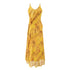 Women Summer Tea Break Yellow Floral Cami Dress Elegant Maxi Dress by Ragazza