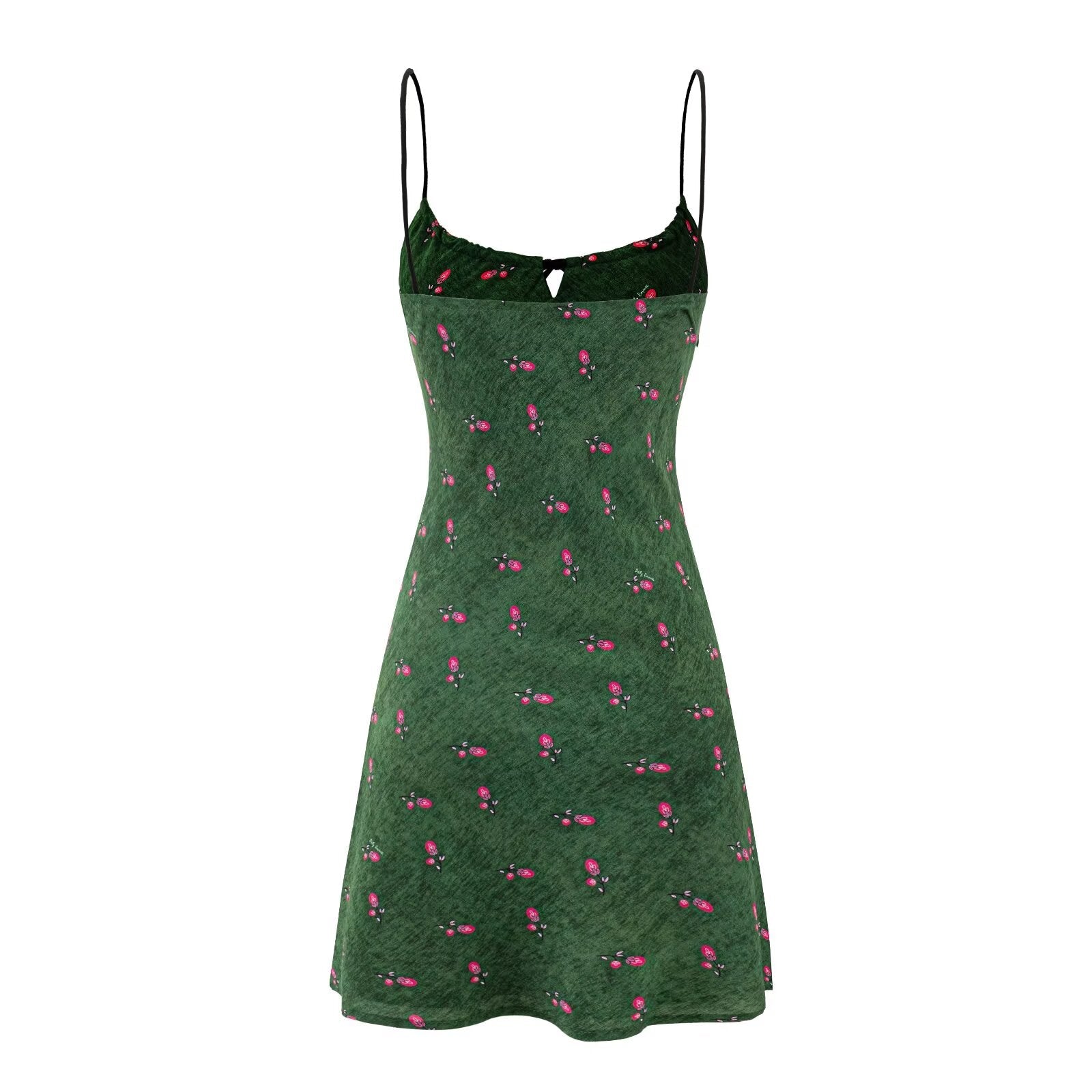 Sexy Backless Hip Dress Women Spring Summer Slim Fit Slimming Spaghetti Straps Dress by Ragazza