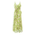 Women Clothing Summer French Gentle V neck Floral Strap Seaside Vacation Dress by Ragazza