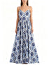 Women Clothing Summer French Vacation Loose Strap Dress by Ragazza
