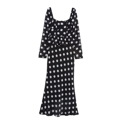 Summer Women Clothing Refined Stylish off Shoulder Refined Handmade Lace Fishtail Dress by Ragazza