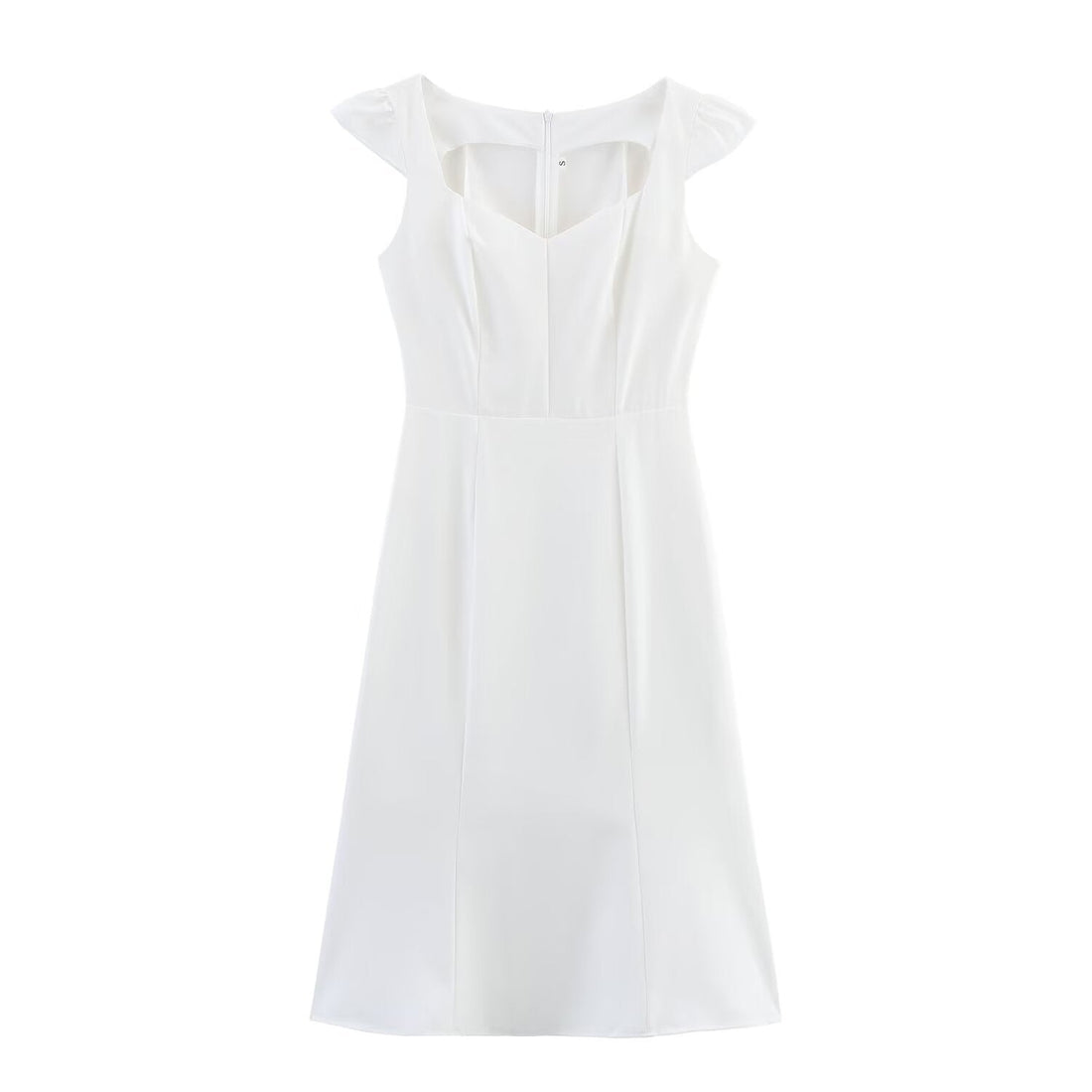 Women Clothing Western Classic Slim White Elegant Dress by Ragazza