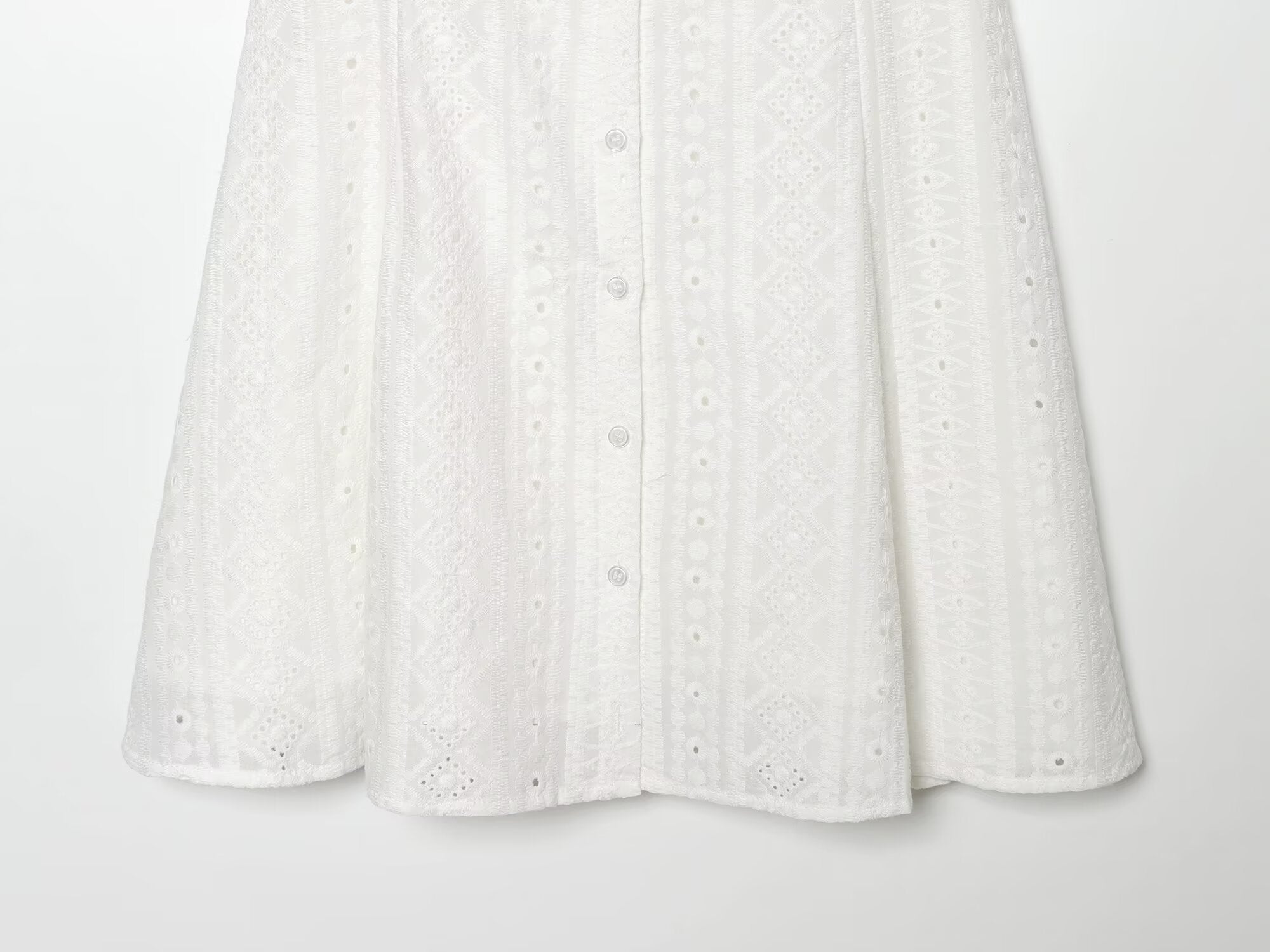 Women Clothing Fashionable Hollow Out Cutout Embroidered Short Dress by Ragazza