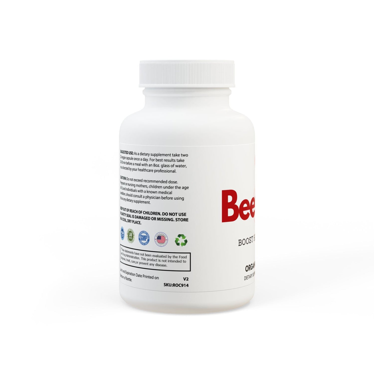 Beetow Beetroot Supplement (60 Capsules) by Spee24, LLC