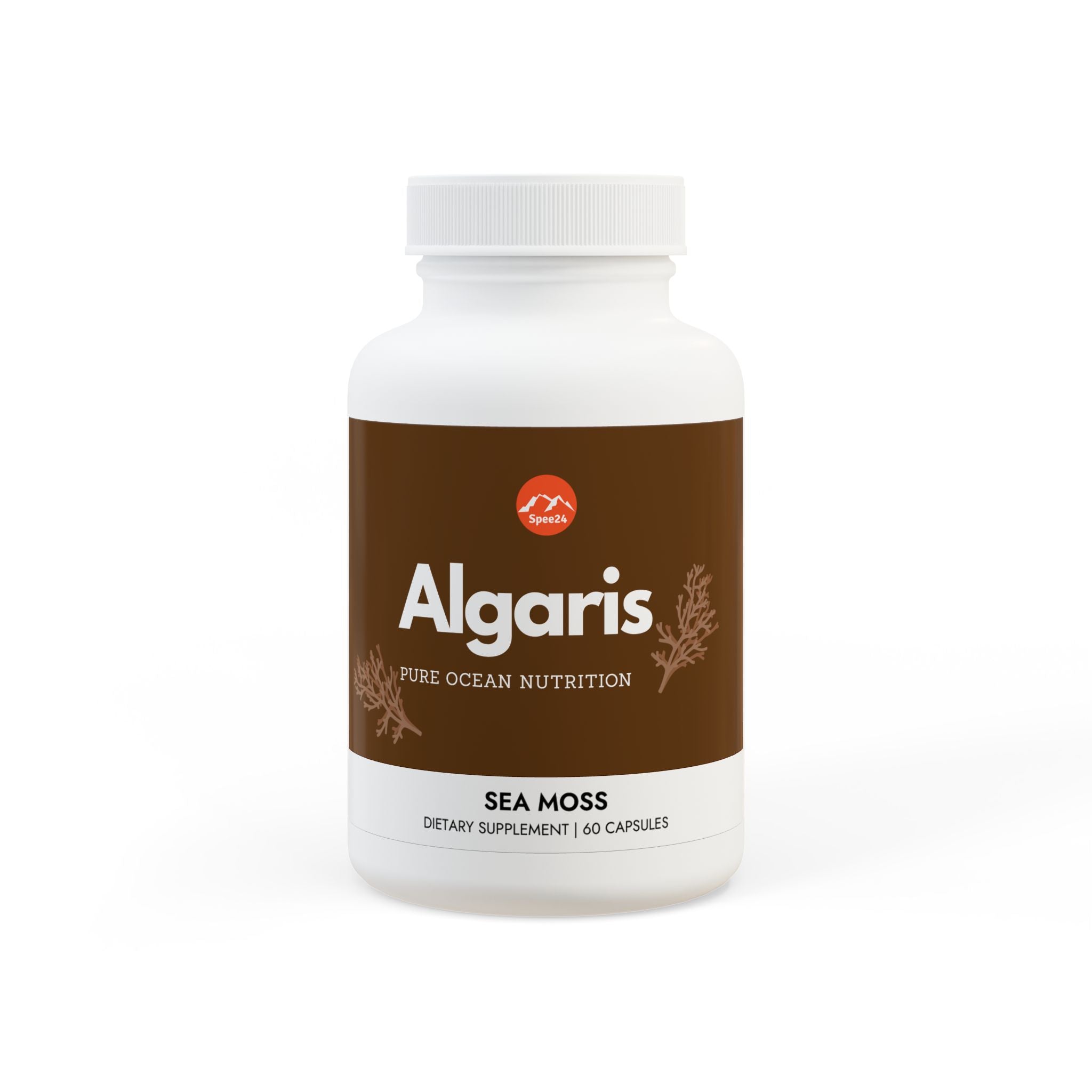 Algaris Sea Moss Supplement (60 Capsules) by Spee24, LLC