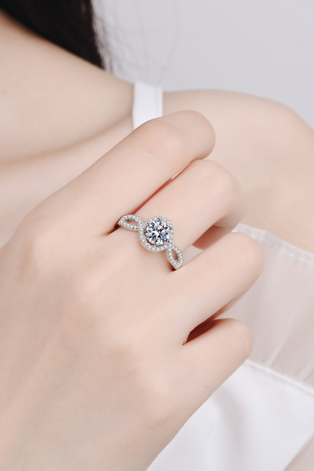 Feel The Joy Pure Sterling Silver Brilliant Round Cut Sparkala™ Ring by Sparkala