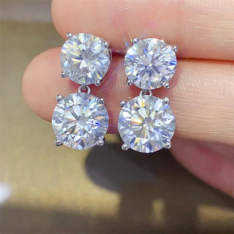 10 Carat Sparkala™ 925 Sterling Silver Earrings by Sparkala