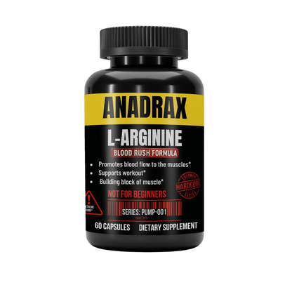 ANADRAX: Circulation Complex | 60 Capsules - L-Arginine, Niacin &amp; Nitric Oxide Support for Active Lifestyles by 2020WFG