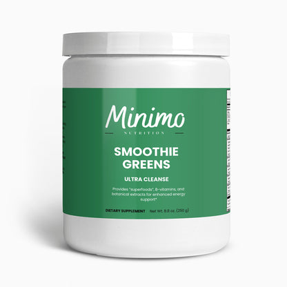 Ultra Cleanse Smoothie Greens, 8.8 oz by Minimo Nutrition