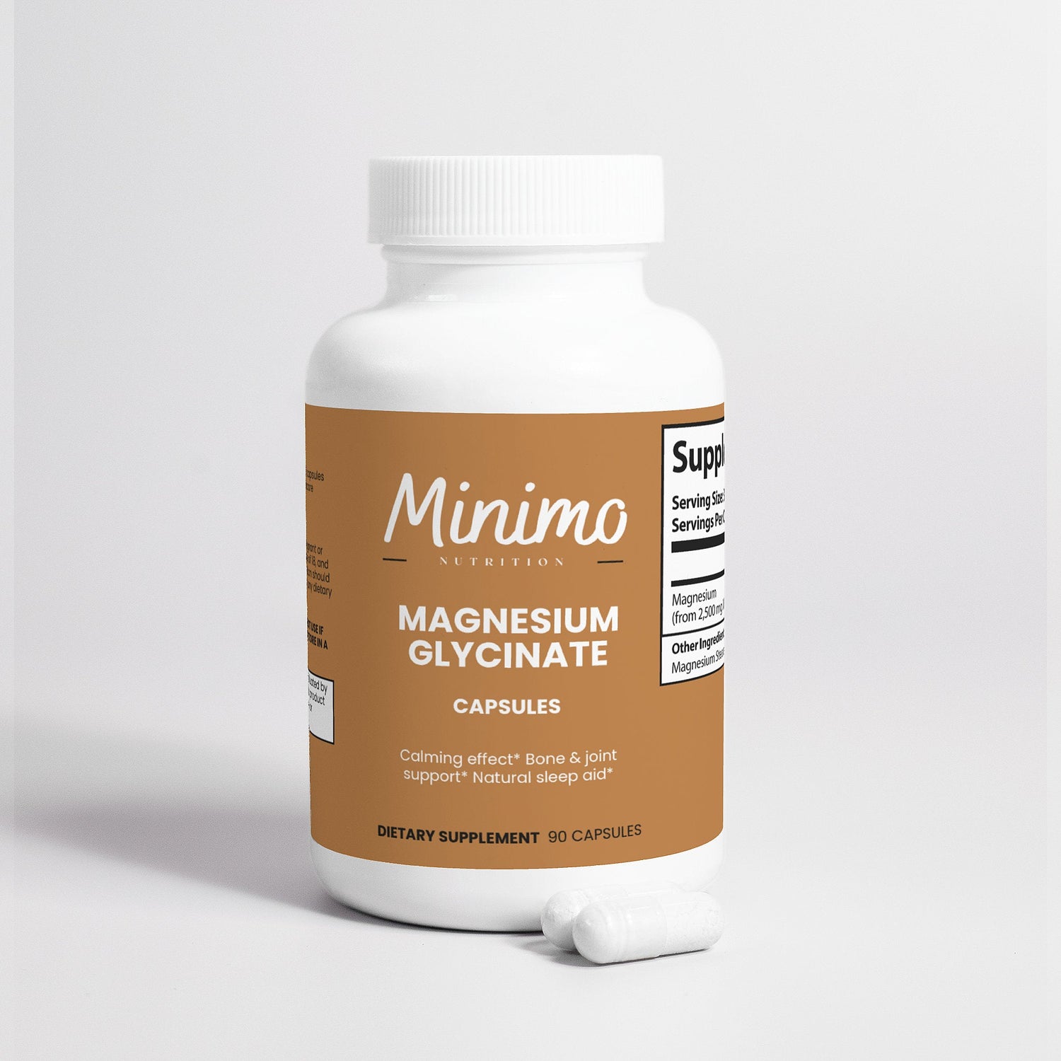 Magnesium Glycinate, 90 ct. by Minimo Nutrition