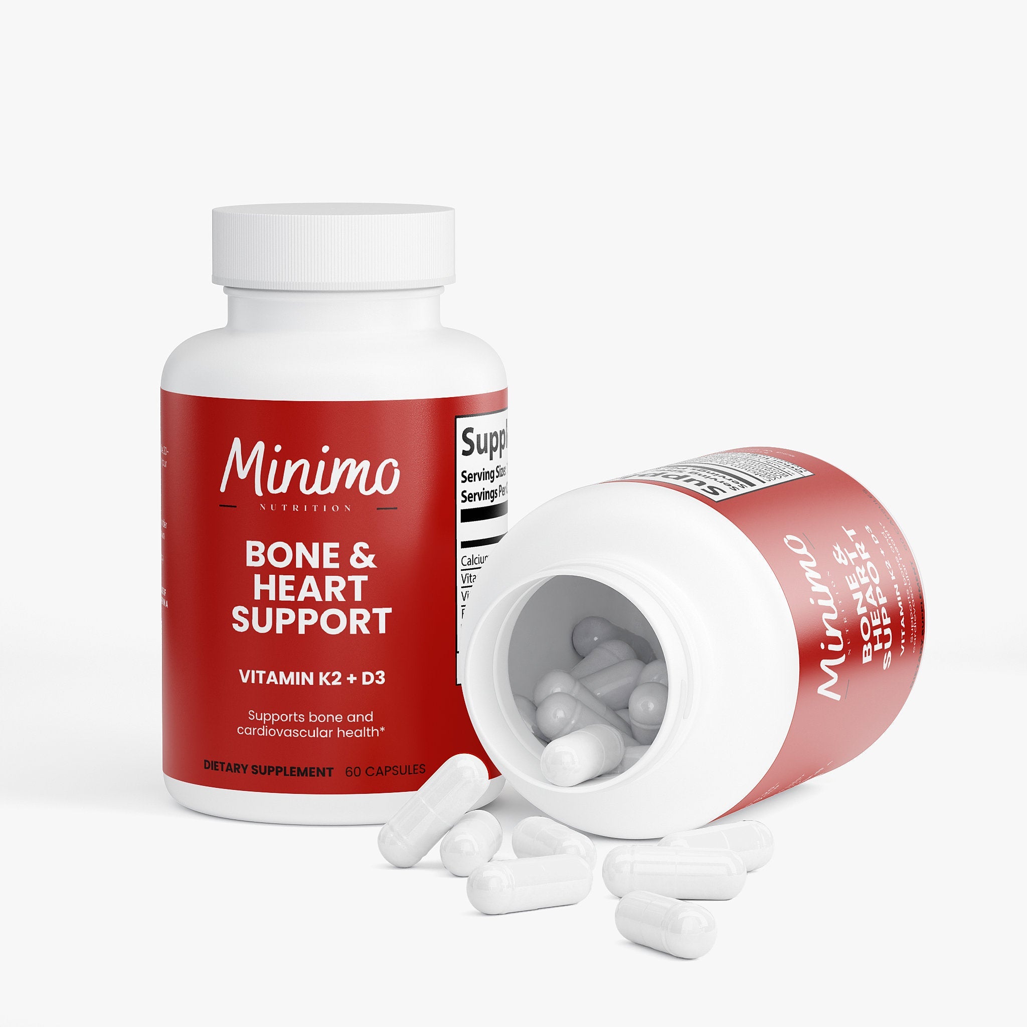 Bone &amp; Heart Support, 60 ct. by Minimo Nutrition