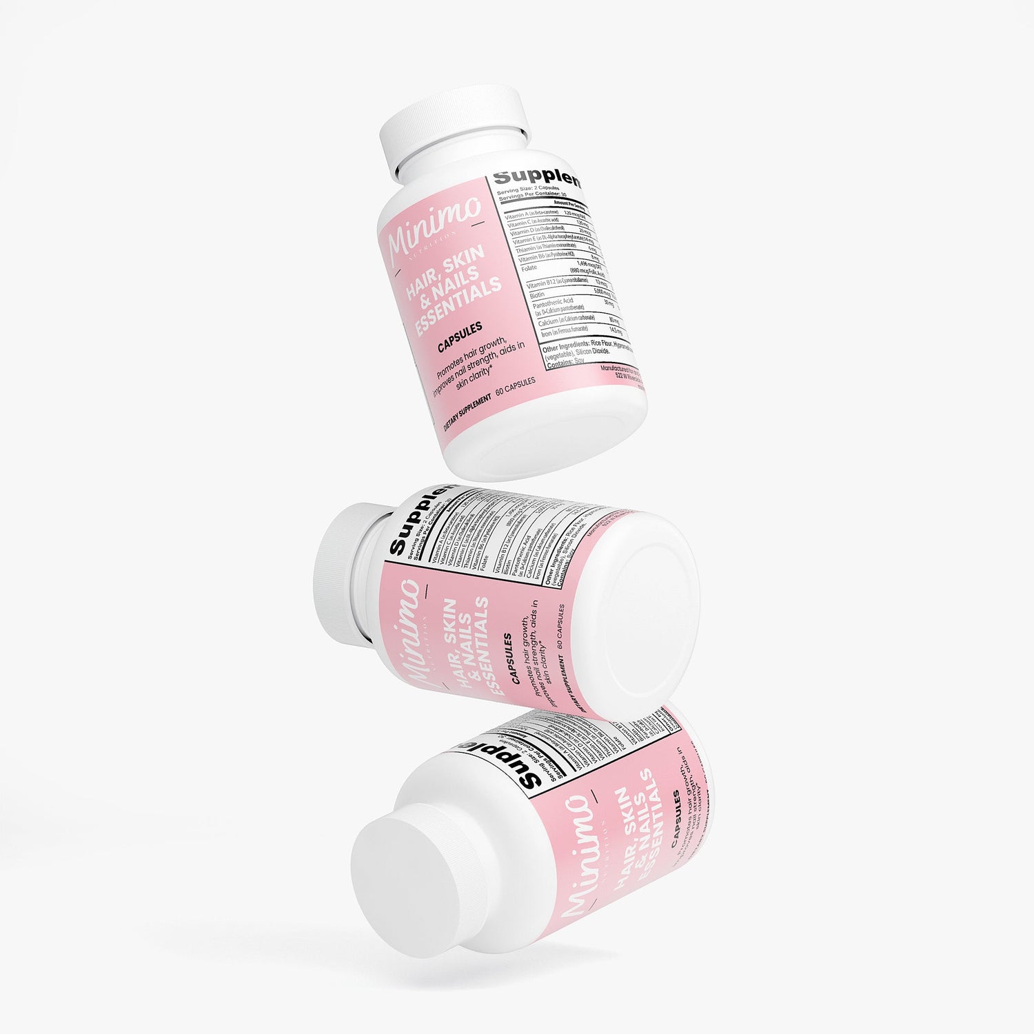 Hair, Skin and Nails Essentials, 60 ct. by Minimo Nutrition