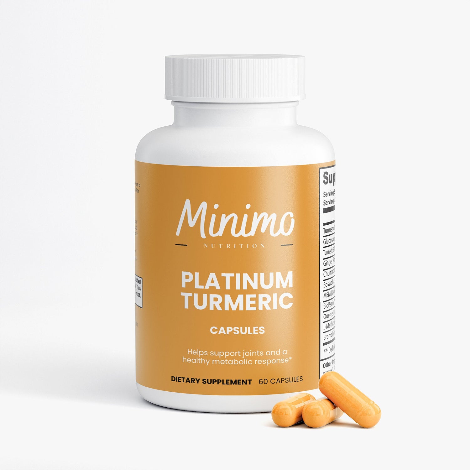 Platinum Turmeric, 60 ct. by Minimo Nutrition