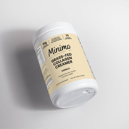 Grass-Fed Collagen Creamer (Vanilla), 8.5 oz by Minimo Nutrition