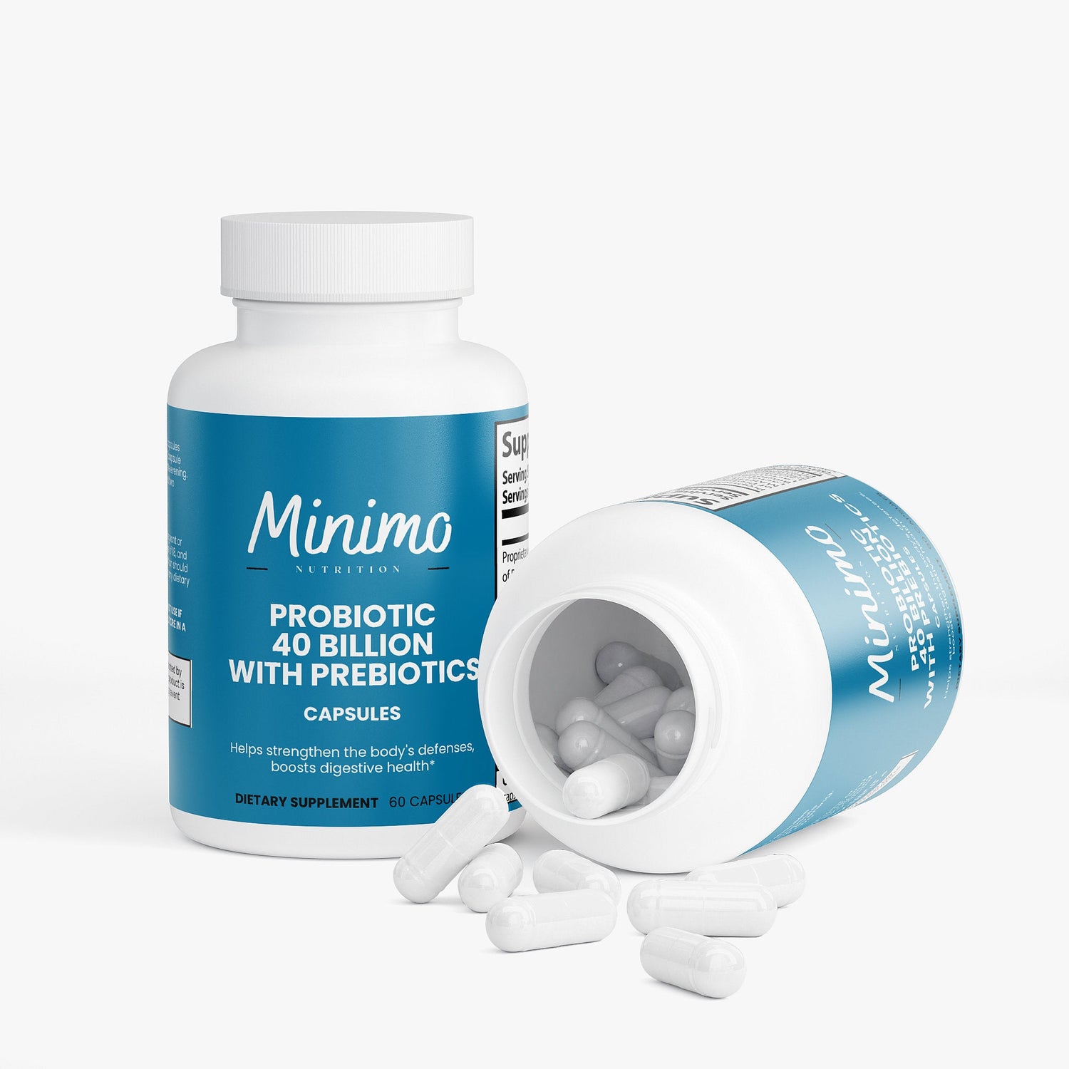 Probiotic 40 Billion with Prebiotics, 60 ct. by Minimo Nutrition