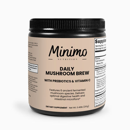 Daily Mushroom Brew, 7.4 oz by Minimo Nutrition