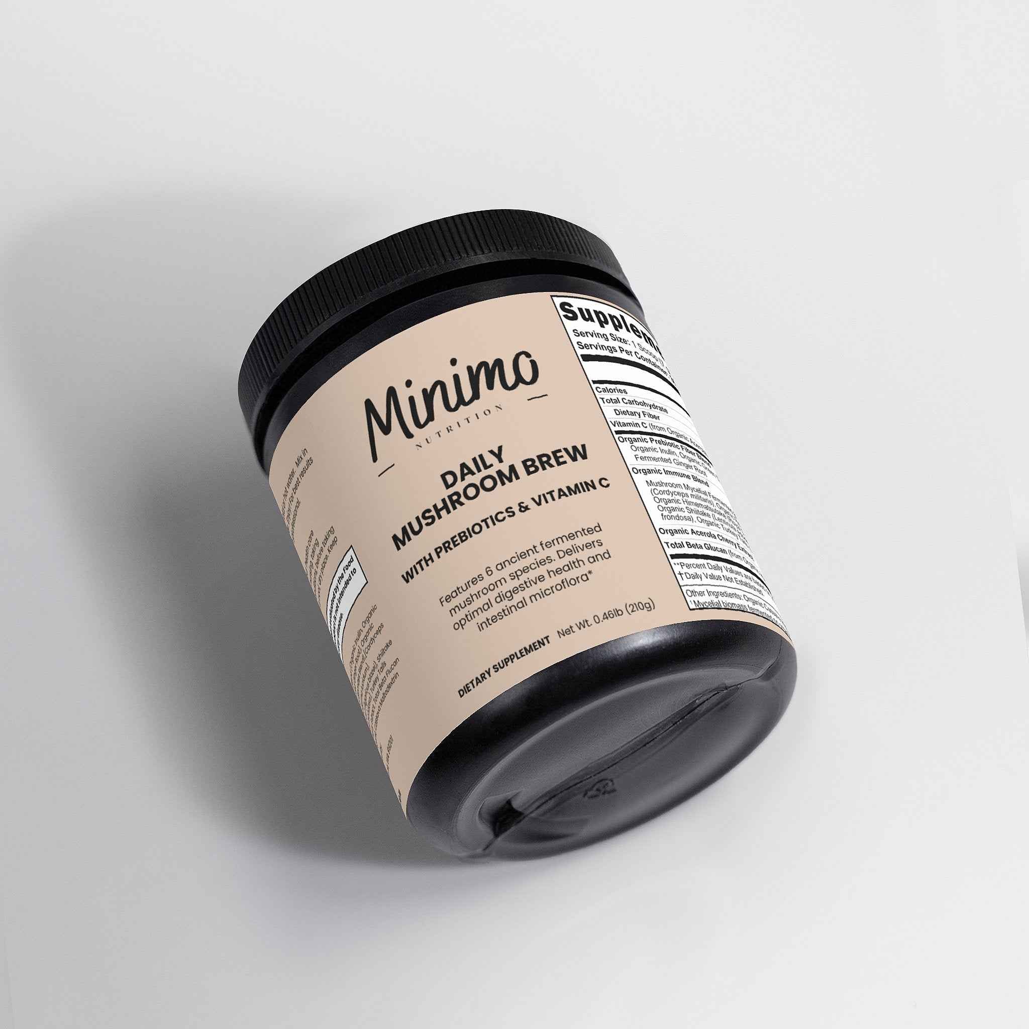 Daily Mushroom Brew, 7.4 oz by Minimo Nutrition