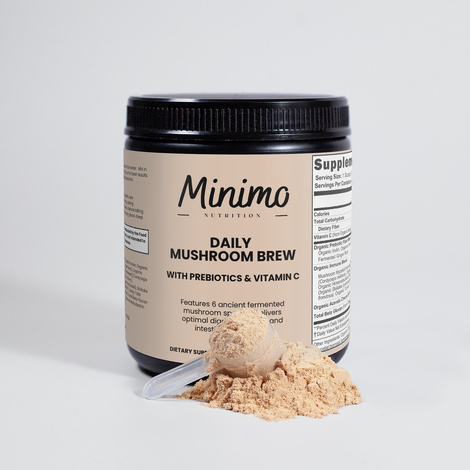 Daily Mushroom Brew, 7.4 oz by Minimo Nutrition