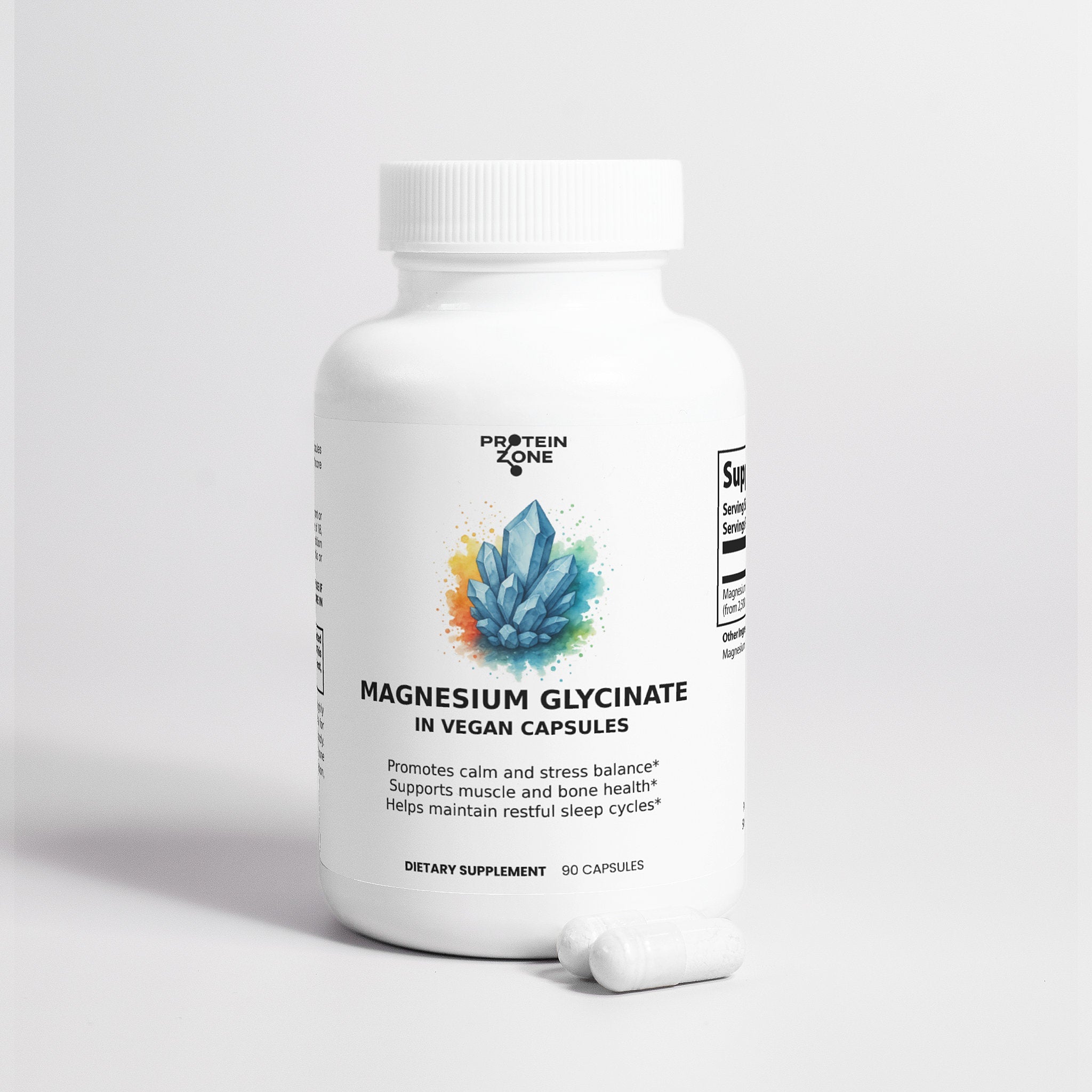 Magnesium Glycinate | High-Absorption Muscle &amp; Sleep Support by Protein Zone