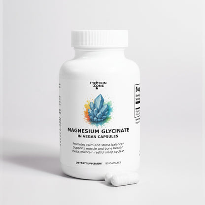 Magnesium Glycinate | High-Absorption Muscle &amp; Sleep Support by Protein Zone