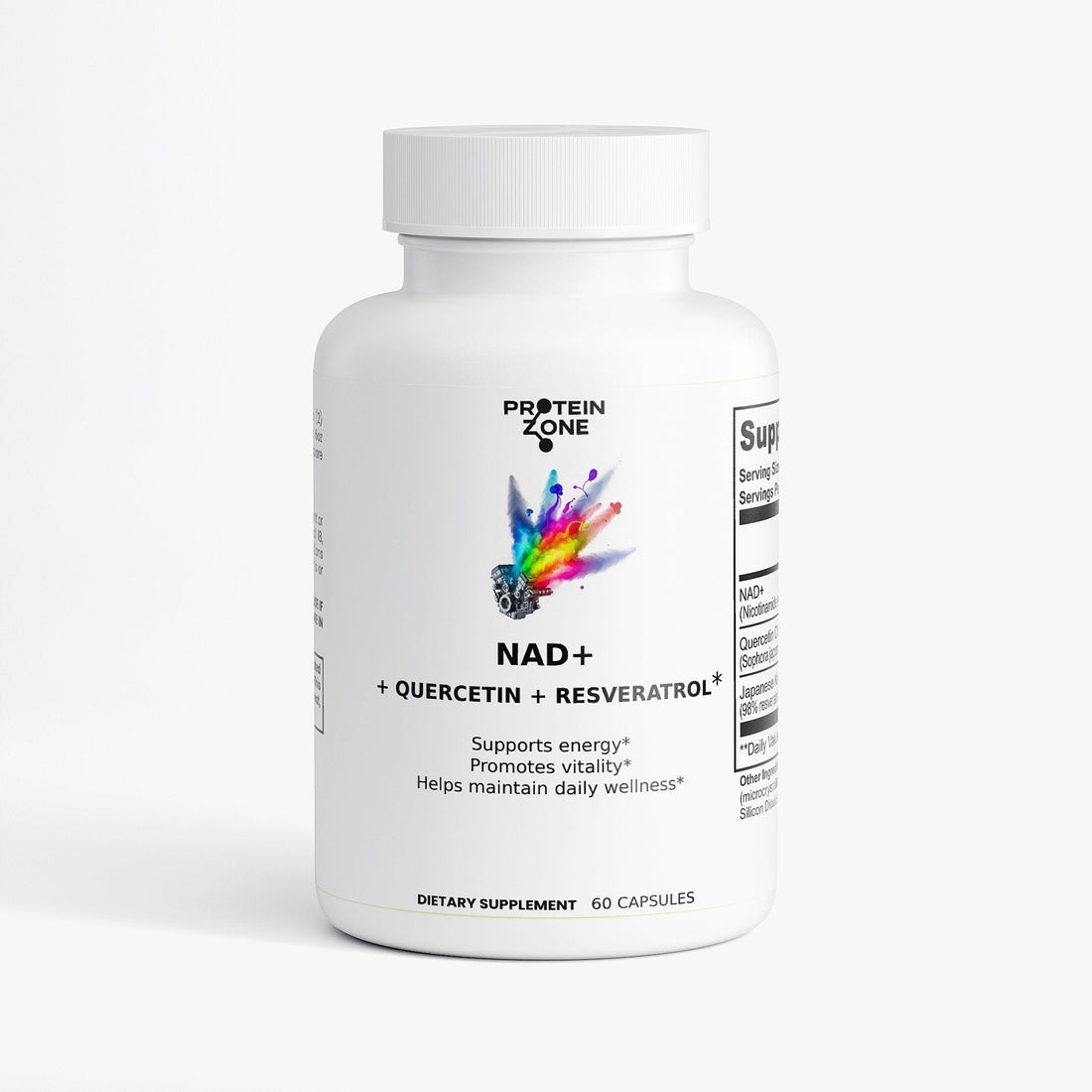 NAD+ Complex | Cellular Energy &amp; Aging Support with Resveratrol by Protein Zone
