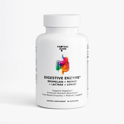 Digestive Enzyme Pro Blend | Broad Spectrum Support for Bloating by Protein Zone