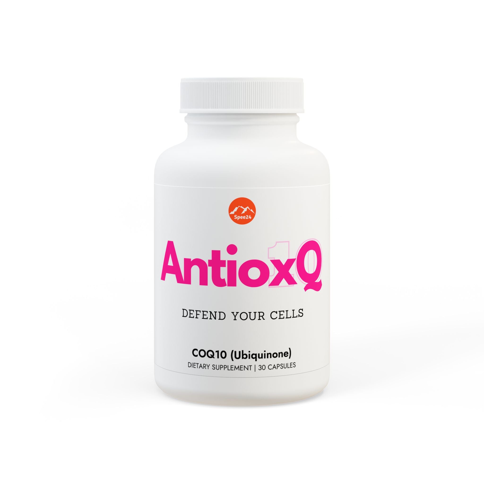 AntioxQ CoQ10 Ubiquinone Supplement (30 Capsules) by Spee24, LLC