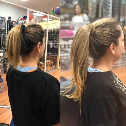 Hairdo 18" Simply Straight Wrap-Around Ponytail, Color RL12/22 Cappuccino
