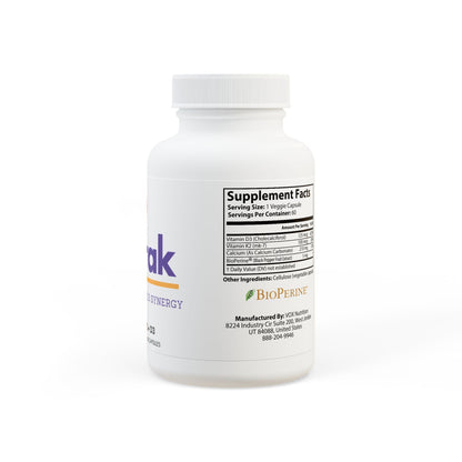 Nutrak Vitamin K2 + D3 Supplement (60 Capsules) by Spee24, LLC