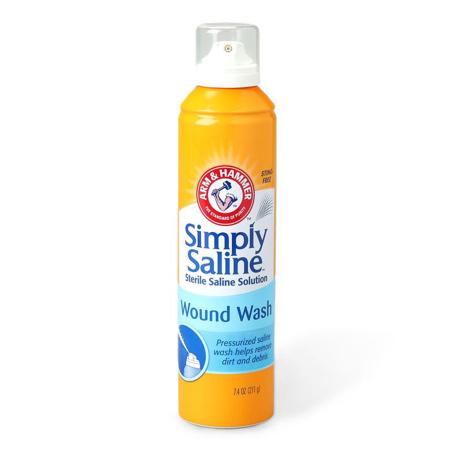 Arm &amp; Hammer Simply Sterile Wound Wash Saline 7 Oz by Pasteur Pharmacy