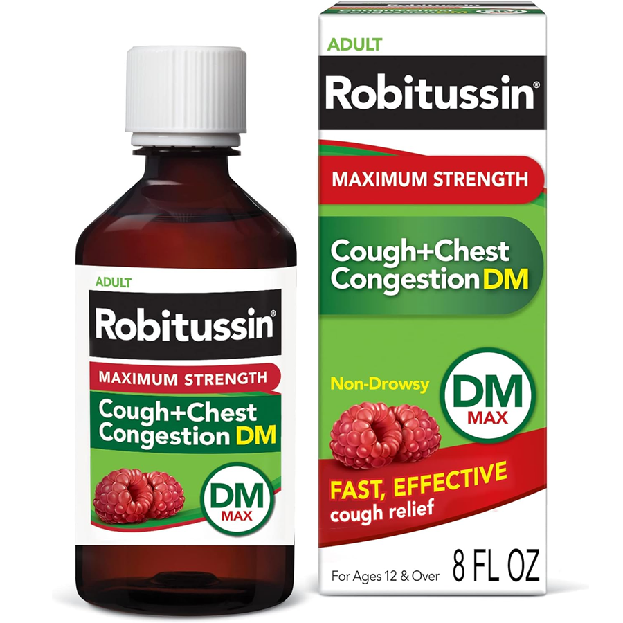 Robitussin Adult Cough &amp; Chest DM Non Drowsy - 8 Fl Oz