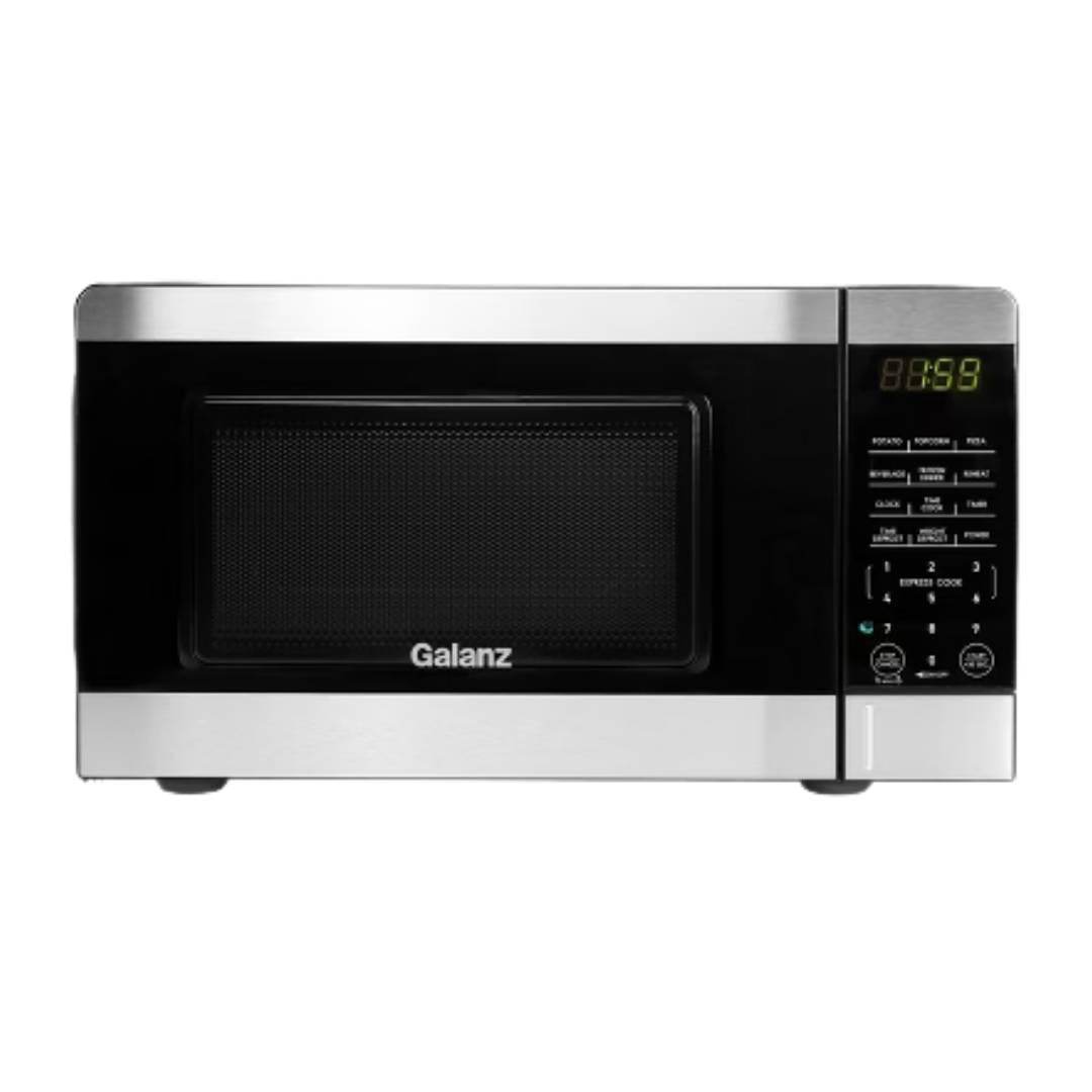 Galanz 0.7 Cu. Ft. Countertop Microwave Stainless Steel (700W) by Farmacias Savia