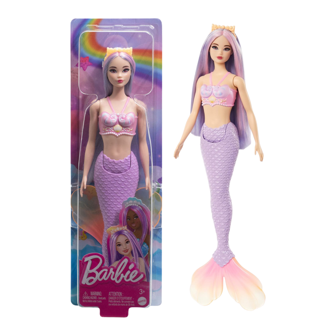 Barbie Dreamtopia Mermaid Doll with Purple Hair (Curvy) by Farmacias Savia