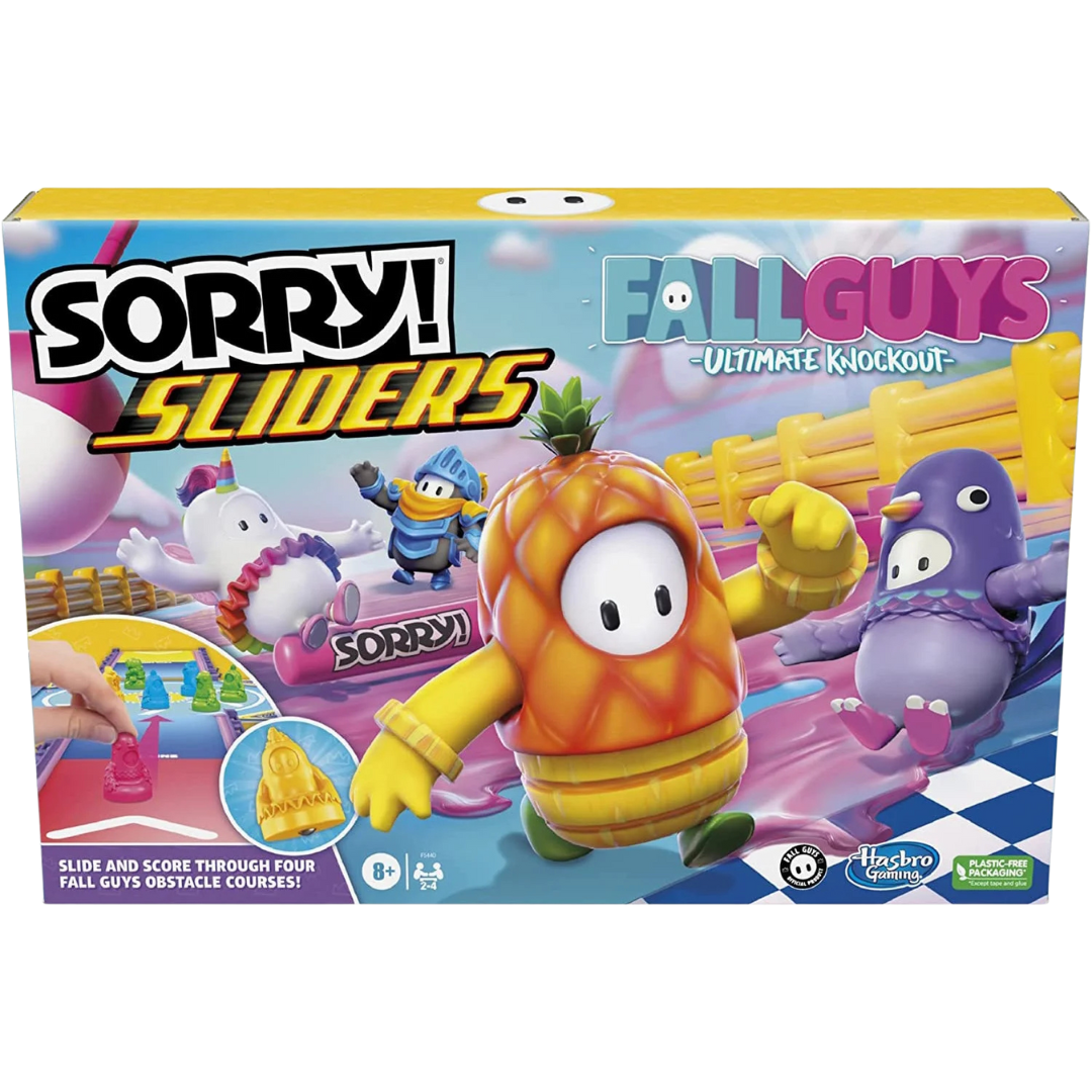 Hasbro Sorry! Sliders Fall Guys Ultimate Knockout Game (Board Game) by Farmacias Savia