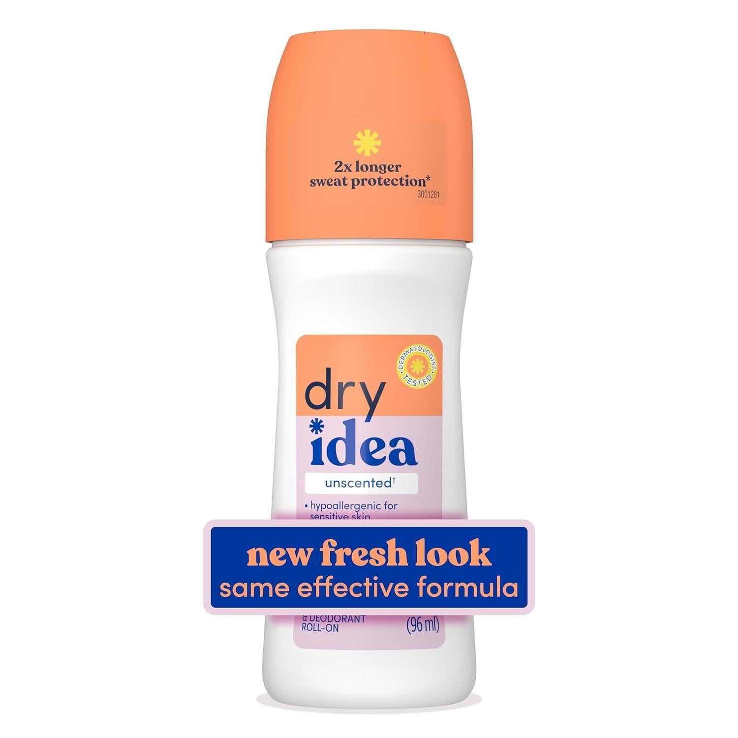 Dry Idea Advance Roll On Unscented Antiperspirant &amp; Deodorant 3.25 Oz by Pasteur Pharmacy