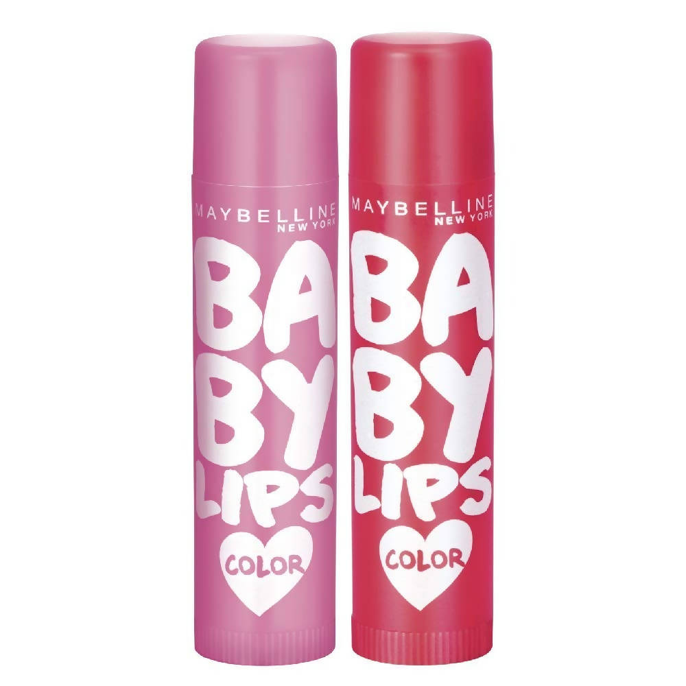 Maybelline New York Baby Lips Lip Balm (Pink &amp; Red) by Dista