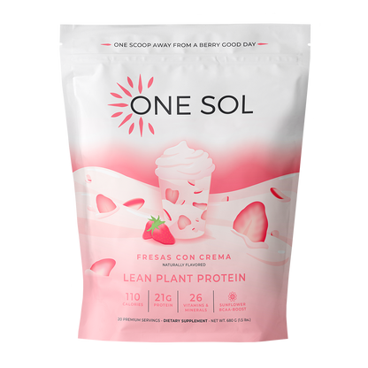 Lean Plant Protein by ONE SOL™ | Natural Plant Based Supplements