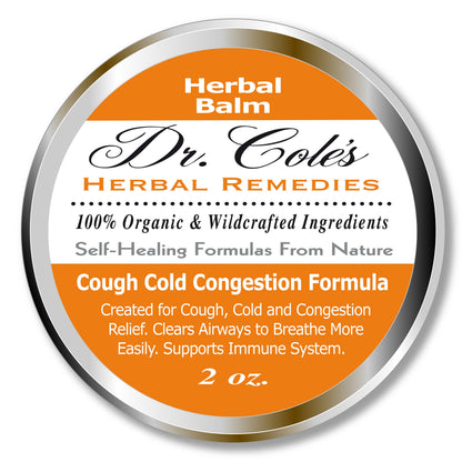 26 - Dr. Cole’s Organic Cough Cold Congestion Relief Balm by COLEHERBALS LLC