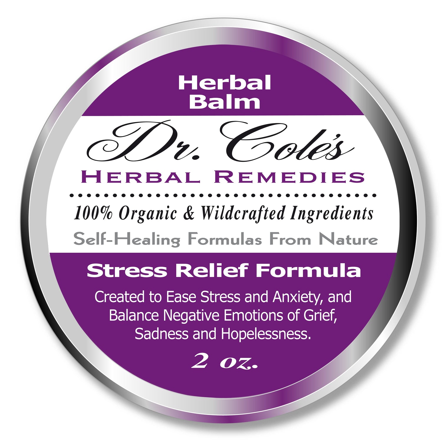 29 - Dr. Cole’s Organic Stress Relief Herbal Balm by COLEHERBALS LLC