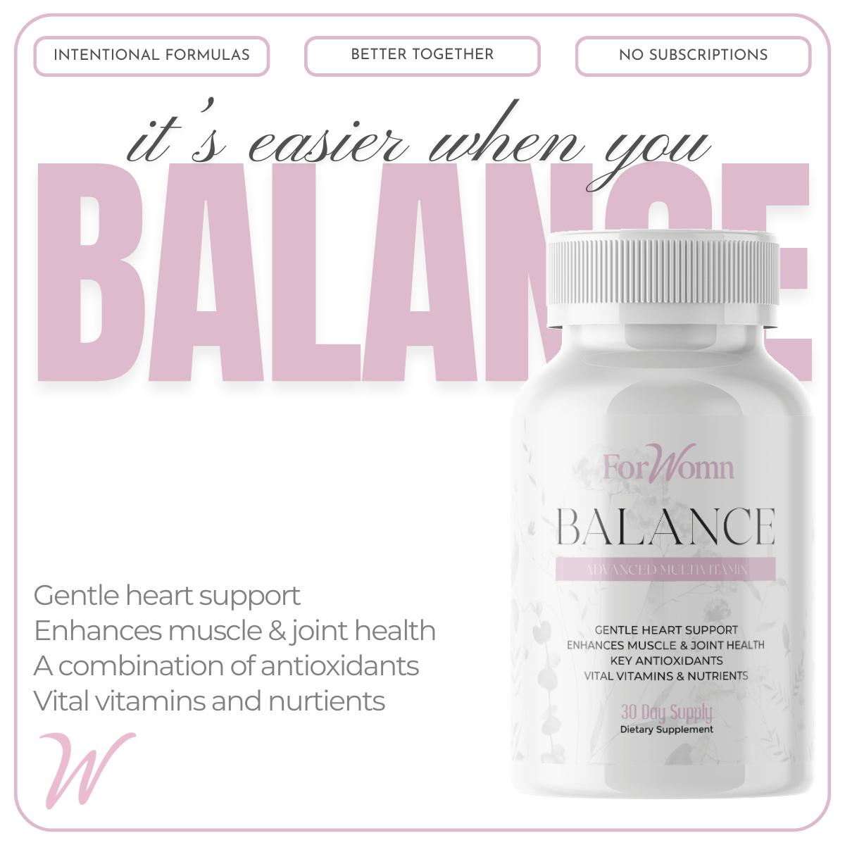 Balance Advanced Multivitamin by ForWomn | Women&